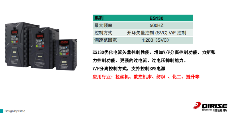 ES130緊湊矢量型變頻器-產(chǎn)品特點(diǎn)